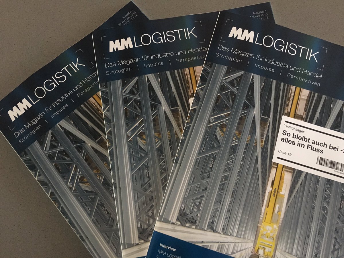 b_a_hofmann's tweet photo. Da ist das Ding! Die neue @MMLogistik ist da ☺️ https://t.co/jEC8ogZTwC