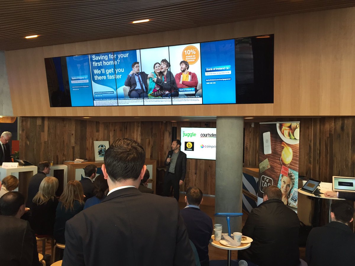 genemurphy's tweet image. Blockchain technology startup @Coinprism is now on stage @FinTechLab at #Workbench! #BOIstartups