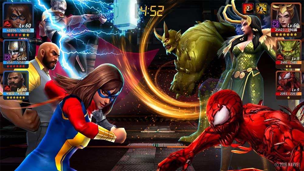 Ms. Marvel Bekerjasama dengan Thor Hadapi Carnage dalam MARVEL Future Fight goo.gl/VLnGvv cc <a href="/DuniakuNet/">Duniaku.Net</a>