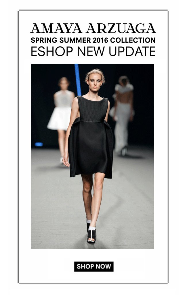 New collection AMAYA ARZUAGA e-shop
bit.ly/1U9H1jg
#eshop #moda #fashion #shopping