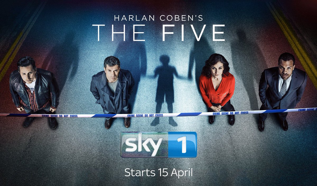HarlanCoben's tweet photo. Thrilled and proud to make the official announcement: My British crime drama #TheFiveSky1 starts April 15 on @sky1 https://t.co/lzEXMYmiix