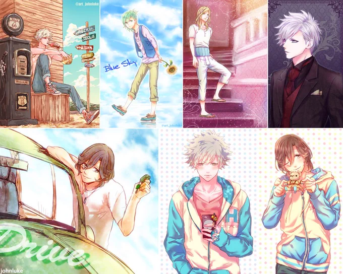 #レイヤーさんにコスプレ化してほしいイラストを絵師が垂れ流す めっちゃ欲張った。もしも部活シリーズはカルナイまとめて見てみたい^^ しゃあなしやってやろってレイヤー様いらっしゃったらお願いします…！(>人<) 