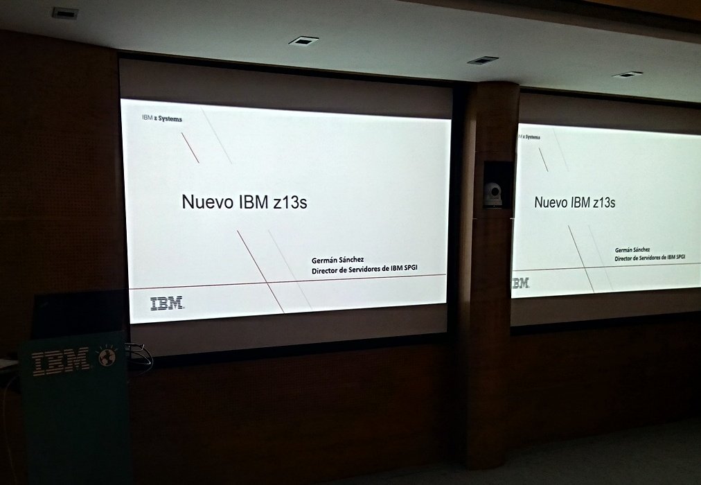 GlobbIT_ES's tweet photo. Hoy @IBM presenta su nuevo mainframe para la nube híbrida segura, el IBM z13s. Te lo contamos todo muy pronto. https://t.co/PgT3UDY2ks