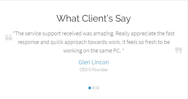 What Client’s Say