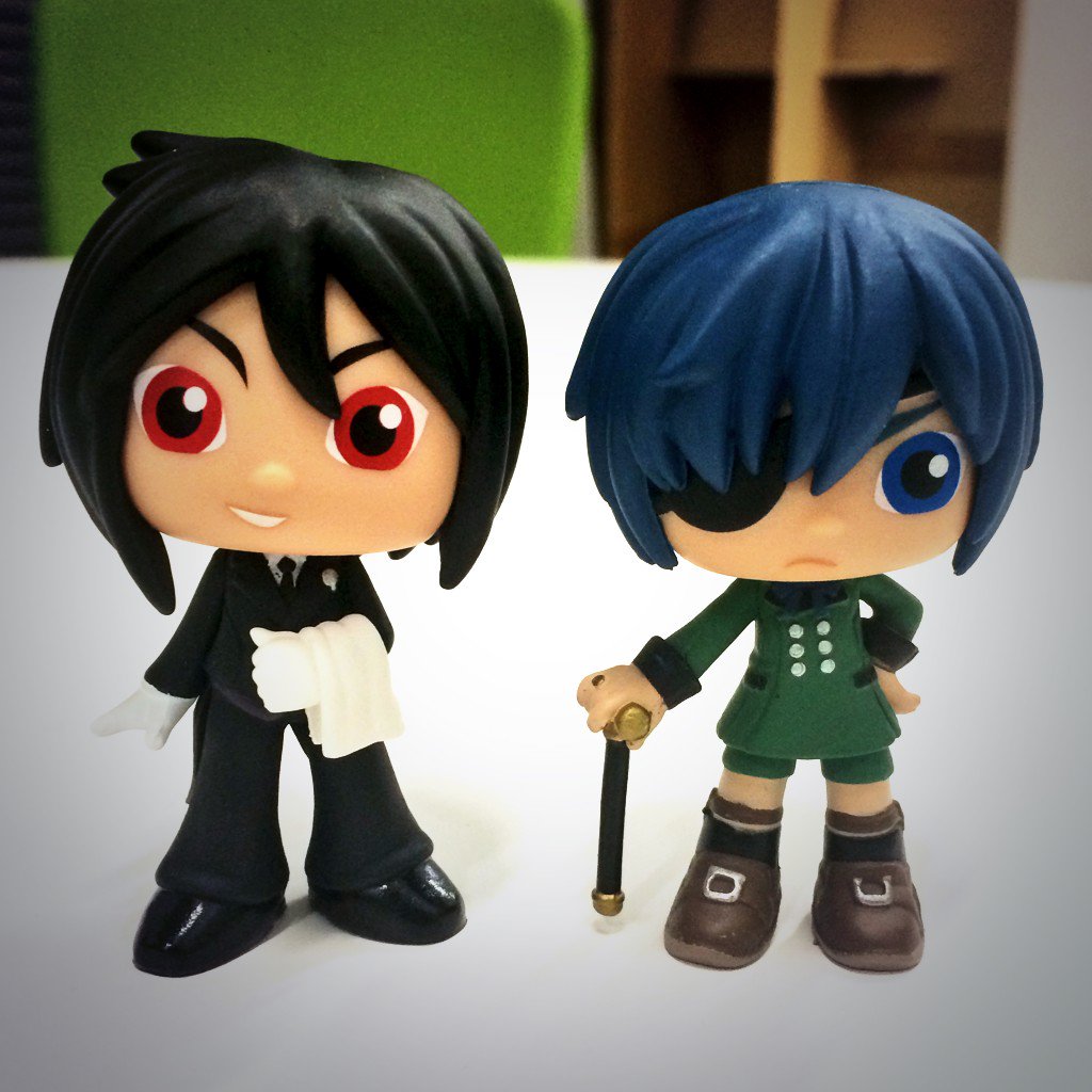 本日の黒執事グッズ オブ米国】フィギュア。FUNKO社製、つぶらな瞳 