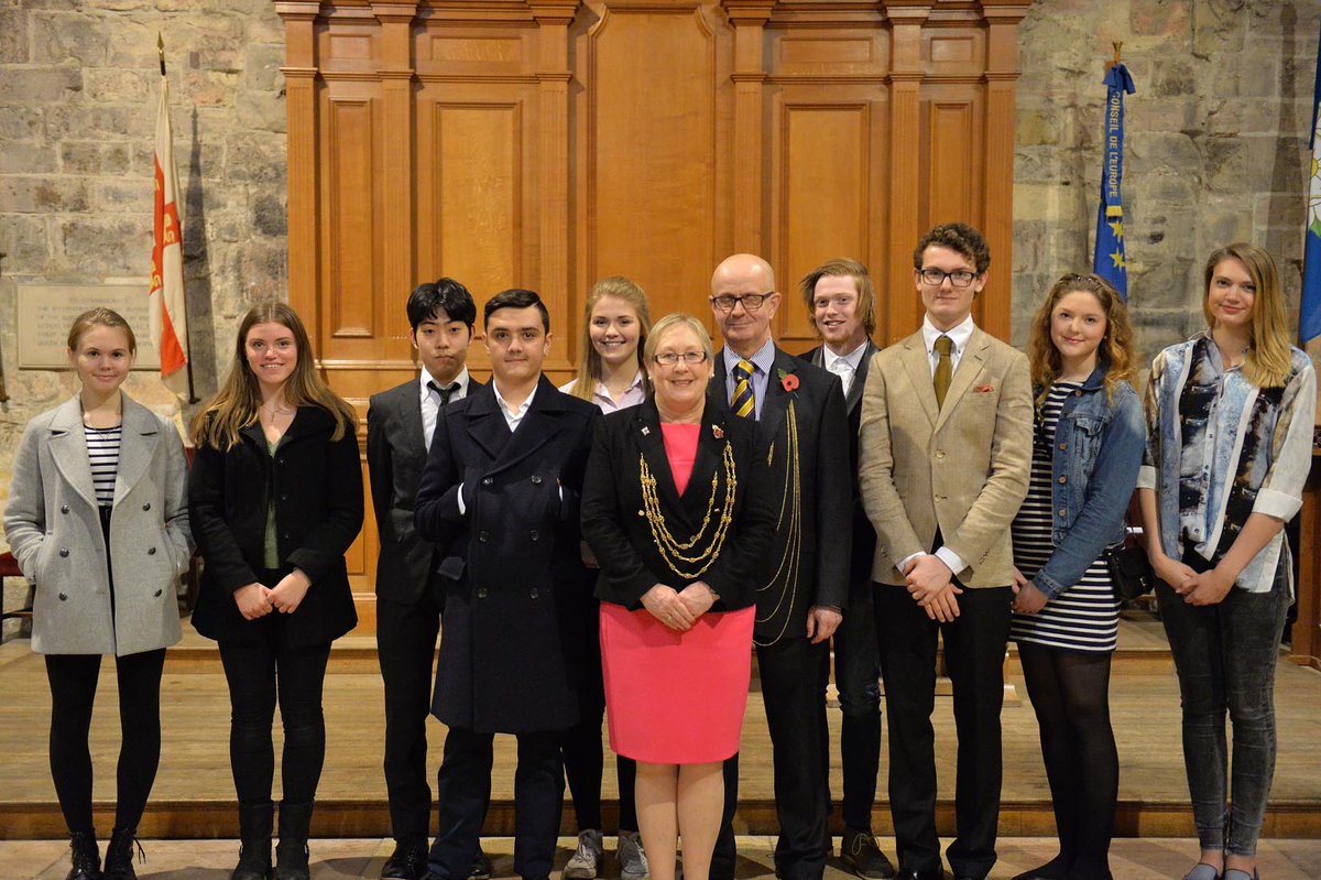 YCInternational's tweet photo. Some of our students at the lord mayor's welcome event for international students :) https://t.co/IC0Gq7oXg4