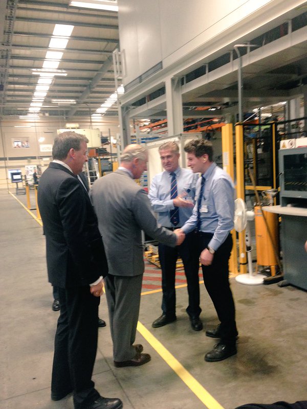 ArcoSafety's tweet photo. Yesterday @ElringKlingerGB welcomed a royal visit, so we felt it fitting to kit the team out with new workwear. https://t.co/8HGLGSO3K7