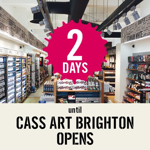 CASSART1984's tweet photo. Two days left until @CASSART comes to Brighton! #OpenForArt https://t.co/6Qr3MA6Az4
