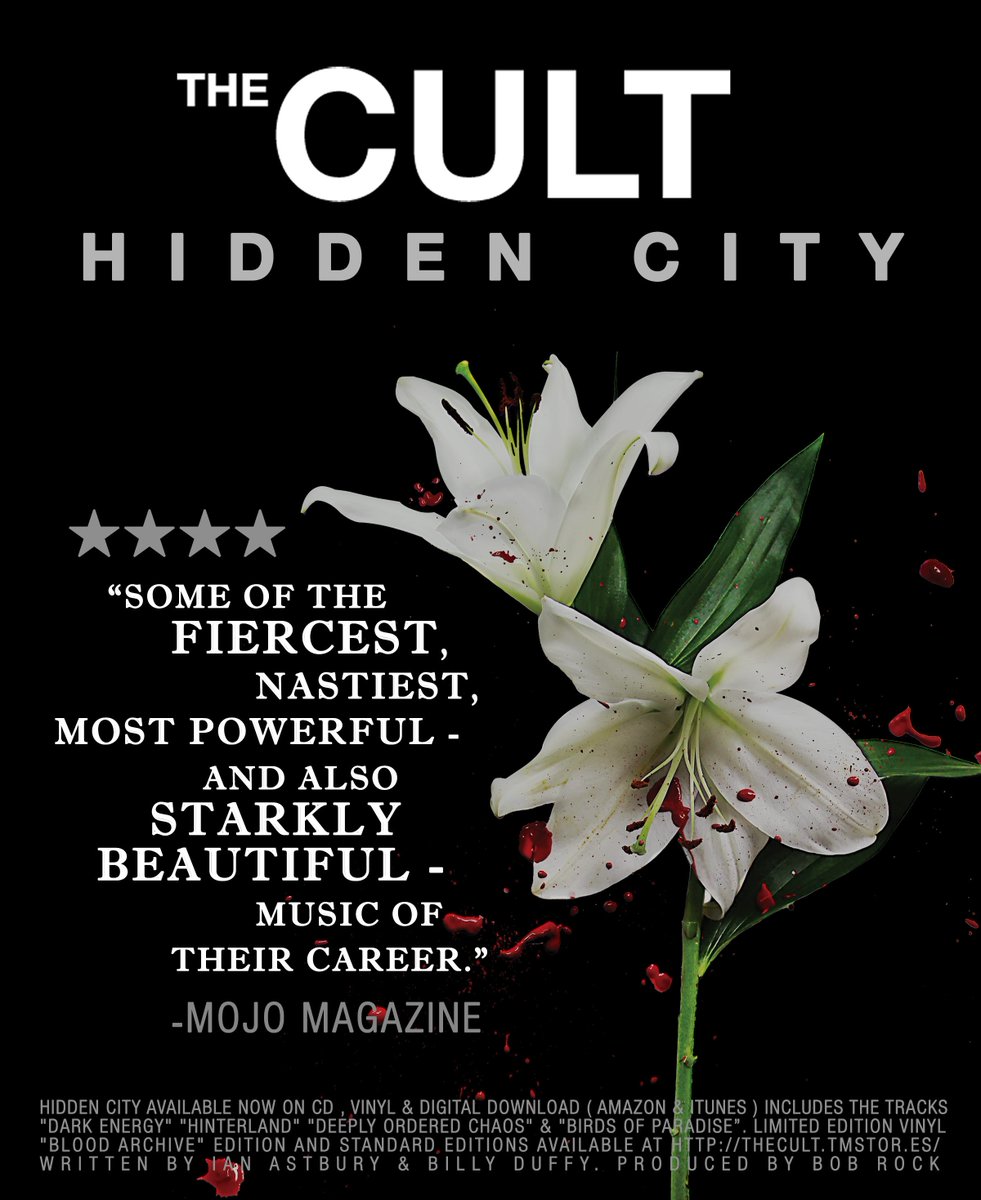 MidlandSceneMag's tweet image. #COMPETITION #winitwednesday WIN tickets to The Cult @ 02 #Birmingham plus their new album! FOLLOW &amp;amp; RT to enter!