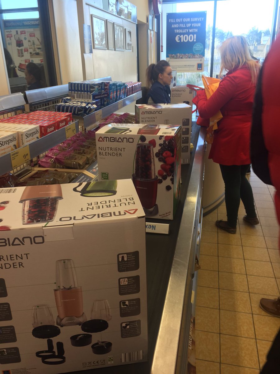 clairphelan's tweet photo. 9.02 am! @Aldi_Ireland  #nutrientblender #bandwagon https://t.co/IiICvhIoKO