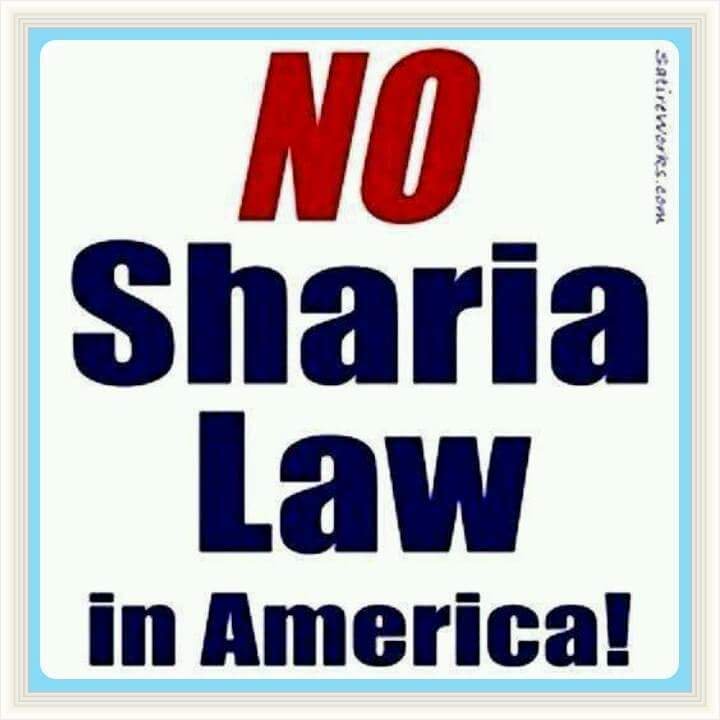 Turnoftime's tweet photo. #America Sharia Law is not our custom... https://t.co/u3xfBN8Sto