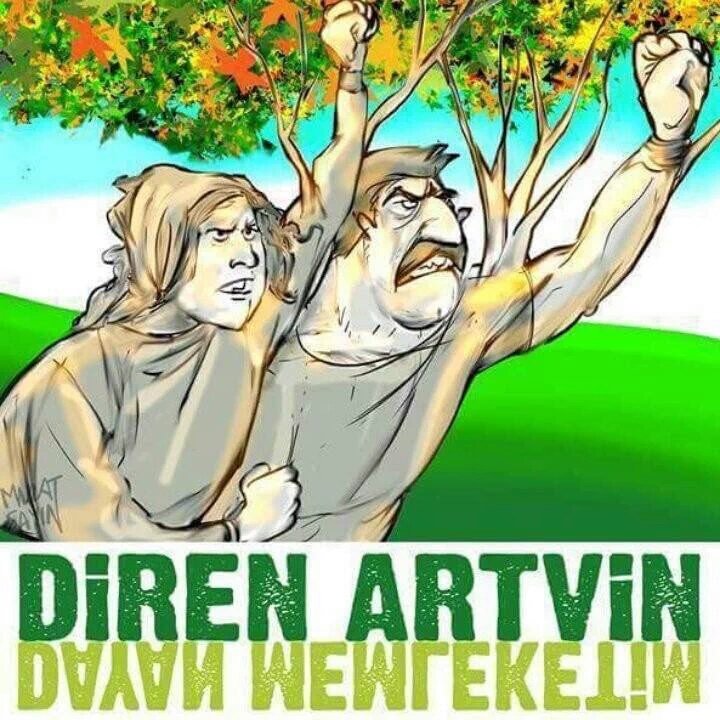 yayinkacagi's tweet photo. Cerattepe direnişinde 3. gün: Şirket kesime başladı, halk desteğe çağırıyor! #direnCerrattepe https://t.co/zK8SbyQUIR