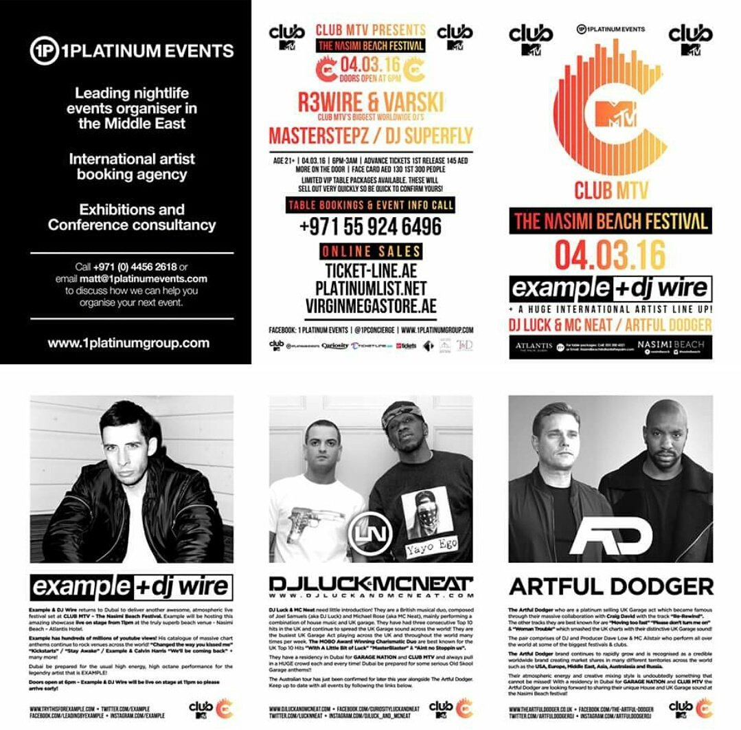 CHECK OUT LATEST EDITION OF <a href="/InfusionMag/">Infusion Magazine</a> FT @NasimiBeach FESTIVAL FRI 4TH MARCH! dubai.platinumlist.net/event-tickets/… 🔥🔥🔥