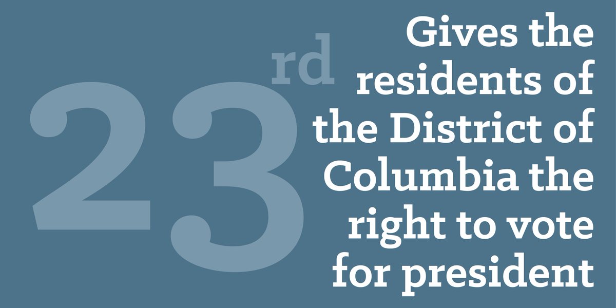 USNatArchives's tweet photo. Taxation without representation for #DC, but they can vote for #POTUS.  https://t.co/S6BvuiIqrO #AmendingAmerica https://t.co/JMKYcy1ZyH