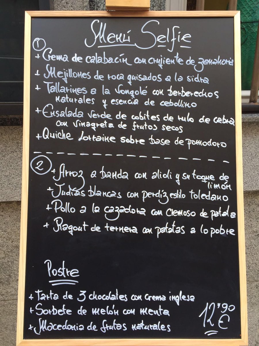 SELFIErestauran's tweet photo. nuestro #menú de jueves para disfrutar de un buen #almuerzo #felizjueves https://t.co/DoxW9Bo81G