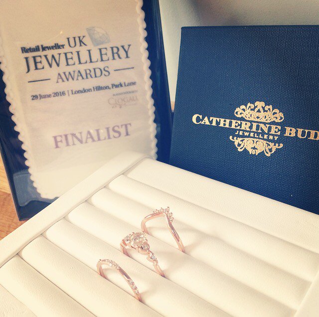 Catherine_Budd's tweet photo. Thank you for the delicious finalist gift! @retailjeweller @UKJAwards #BridalCollectionoftheYear https://t.co/UMFHER1t6v
