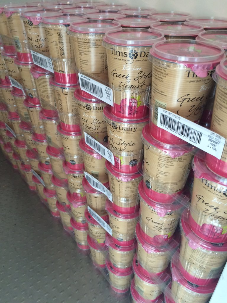 foodshenley's tweet photo. Thank you @timsdairy for all the lovely samples of #greekyogurt #raspberryyoghurt new 450gm size, yum yum! https://t.co/DCoidU6ncP