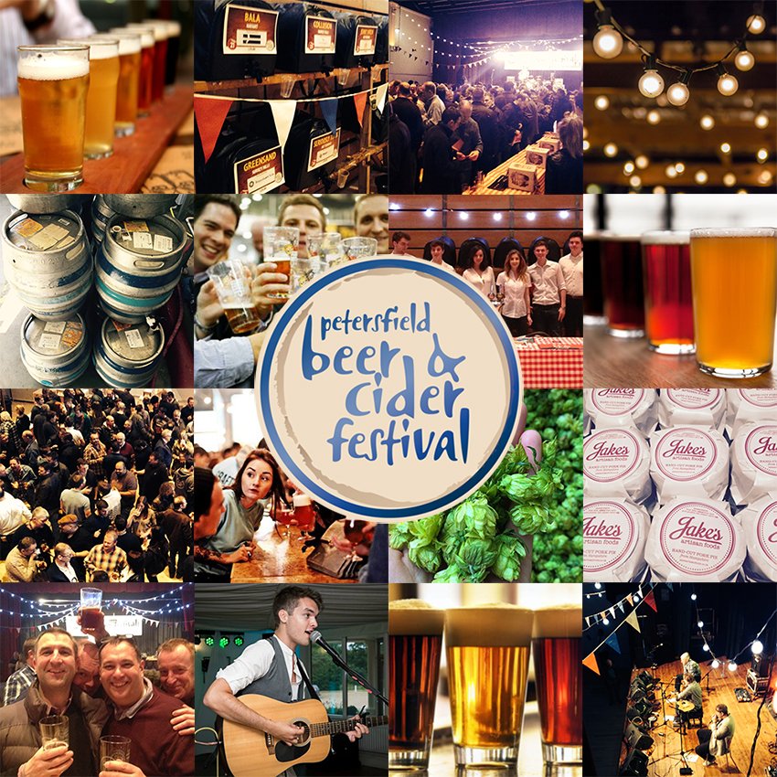 So excited for next week’s #Petersfield Beer &amp; Cider Fest! Get your tickets now from petersfieldfest.com 🍺