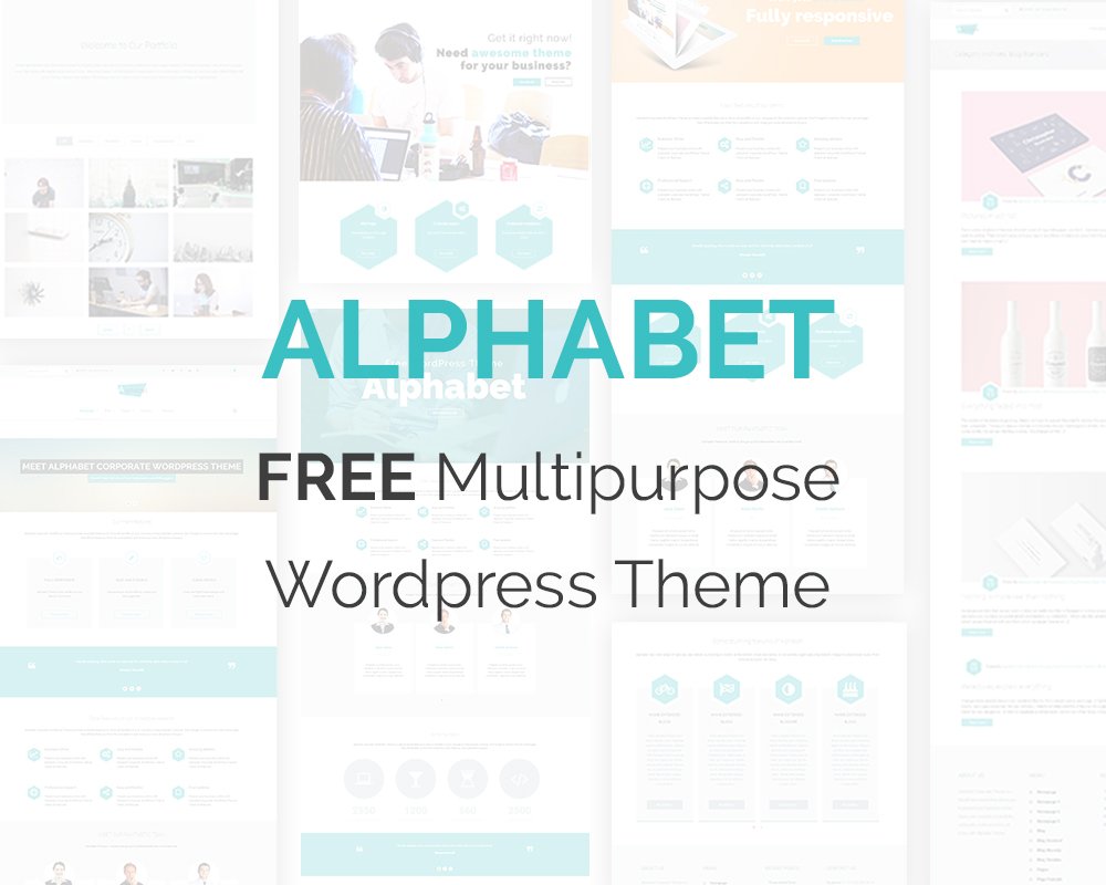 ThemesHunter's tweet photo. Alphabet - Free Multipurpose #WordPress #Theme2016 https://t.co/dDr06peMaT #wptheme2016 #freetheme #wpfreetheme https://t.co/60akZRlg7W