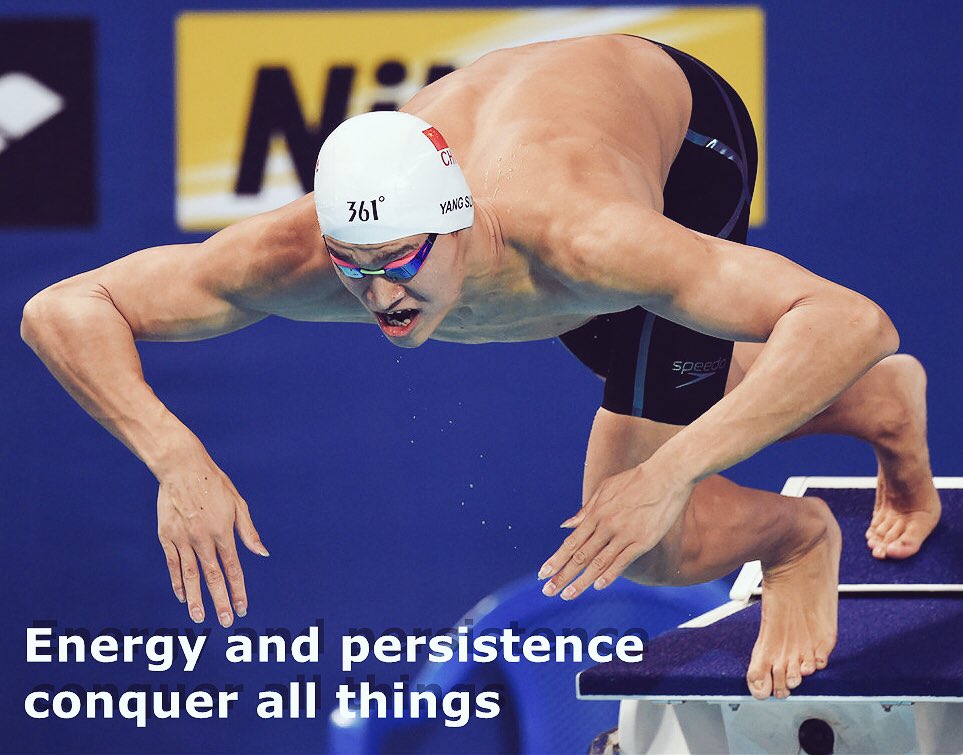 SunYang1201's tweet photo. Energy and persistence conquer all things!
#SunYang #孙杨 #swimming #Rio2016 #olympics #swim https://t.co/MfDgury6NN
