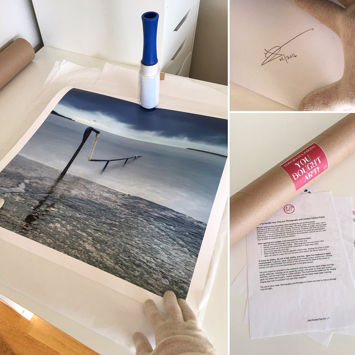 MyChi's tweet photo. Another Fine Art Signed Print on its way to a customer. This is what it's all about for me. 😊 #PrintIt #Photography https://t.co/qofEqAaVDy