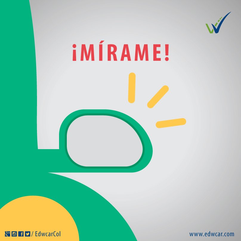 EdwcarCol's tweet photo. #ConduTip ¡Míralo! Las veces que sean necesarias. Los retrovisores son tus aliados para preservar la #VidaEnLaVía. https://t.co/Wd9skx9XN8