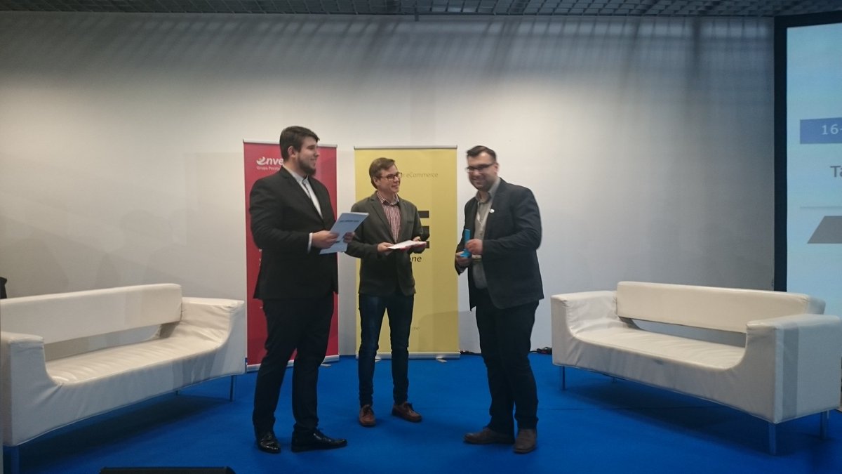Nagrodzeni zostali też Sponsorzy Targów:  edrone i Poczta Polska!