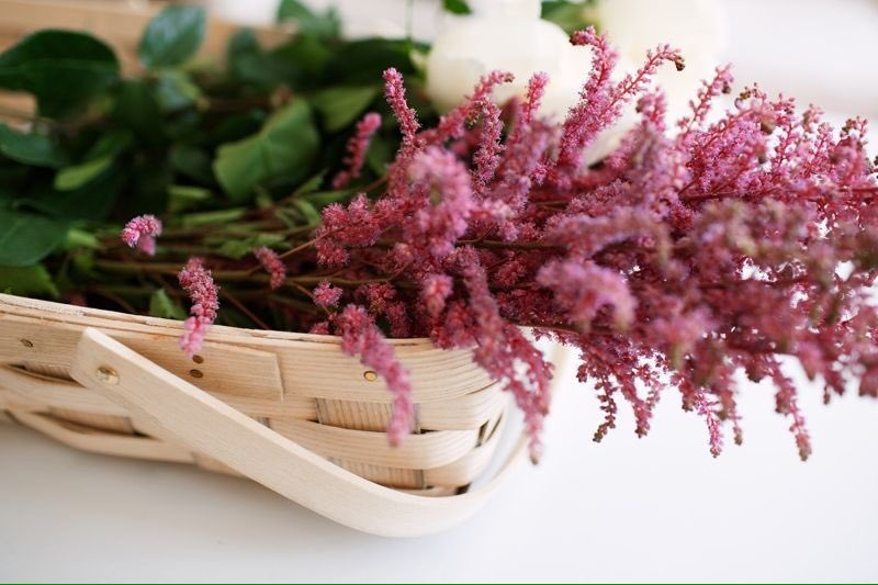 This beautiful gathering basket available in our store. USA made by Peterboro Basket #rhsignaturecompany #madeinusa
