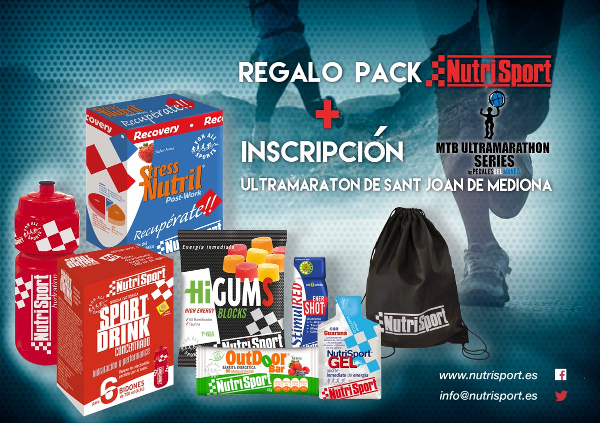 ¿Lo quieres? Haz RT de esta imagen y sigue a @NutriSport_SA y <a href="/pedalesdelmundo/">pedalesdelmundo</a>. El 4 de marzo anunciamos el ganador