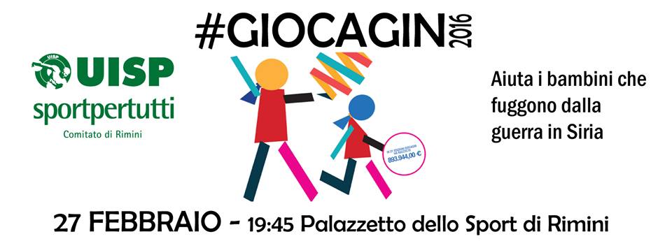 UISPRimini's tweet photo. #menoNOVE #Giocagin #beneficenza In questa edizione si è scelto di devolvere il ricavato alla popolazione siriana https://t.co/x47WSkNfLE