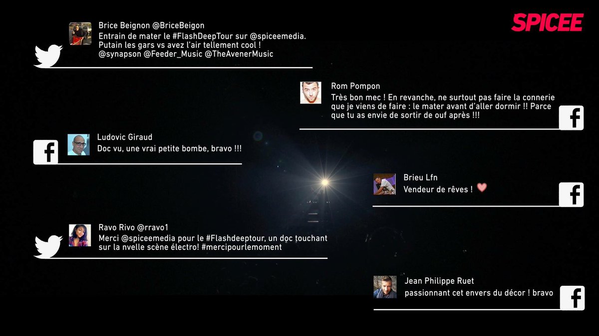 spiceemedia's tweet photo. "#FlashDeep Tour-Le Doc" vous avez adoré, et vous nous avez écris pour nous le dire
Le doc > https://t.co/E9U2ZXhxvf https://t.co/JwbVCRxp0l