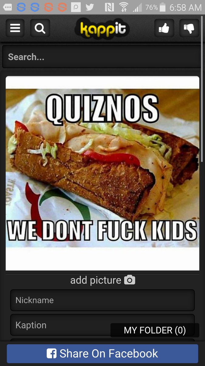 FaredJogle's tweet image. You win this time Quiznos