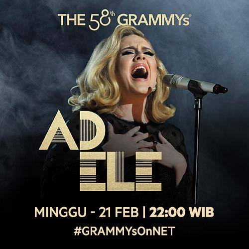 mdtvindonesia's tweet photo. RETWEET dan sebarkan!

Tayang di NET, The 58th Grammy Awards, Minggu 21 Februari | 22.00 WIB. #GRAMMYsOnNET https://t.co/TMx6RI4tZ7