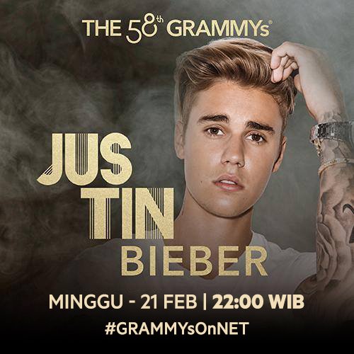 RETWEET dan sebarkan!

Tayang di NET, The 58th Grammy Awards, Minggu 21 Februari | 22.00 WIB. #GRAMMYsOnNET