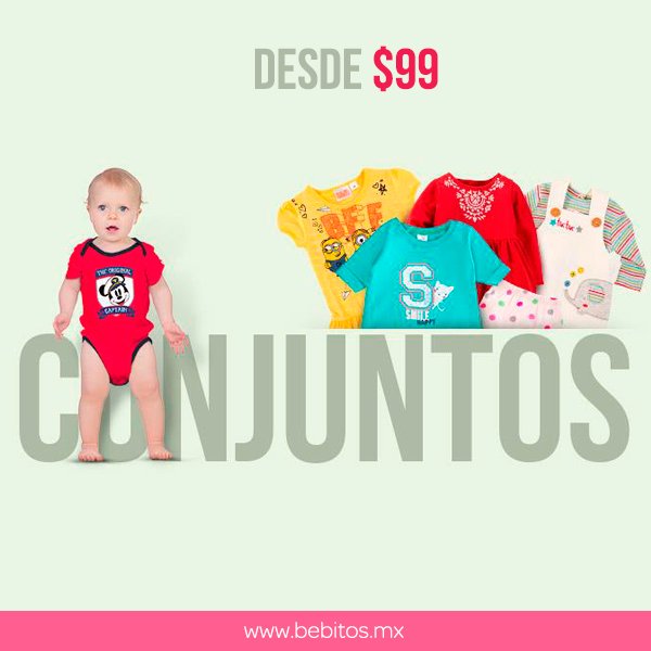 Tenemos la ropita ideal para tu bebé a un precio especial.

Entra ahora en => bit.ly/1VQIFo4