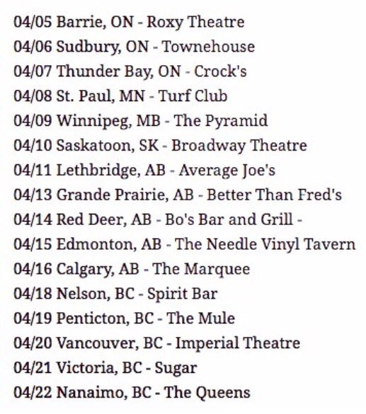 1st batch of #octa2016 tour dates.