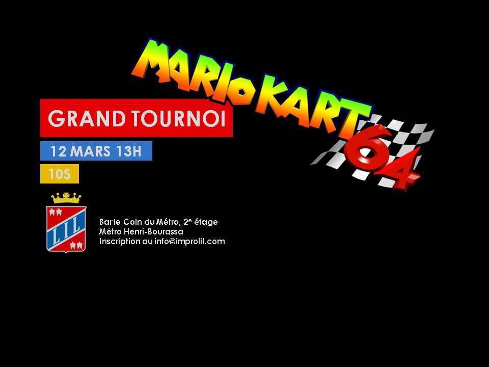 Adepte de Nintendo 64? On a un tournoi pour vous! Les détails ici => facebook.com/events/1749054…