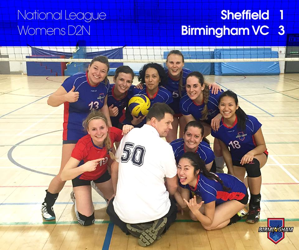 Girls keep themselves on the top of the league by beating Sheffield On Saturday. NVL Div2 Sheffield 1:3 BirminghamVC