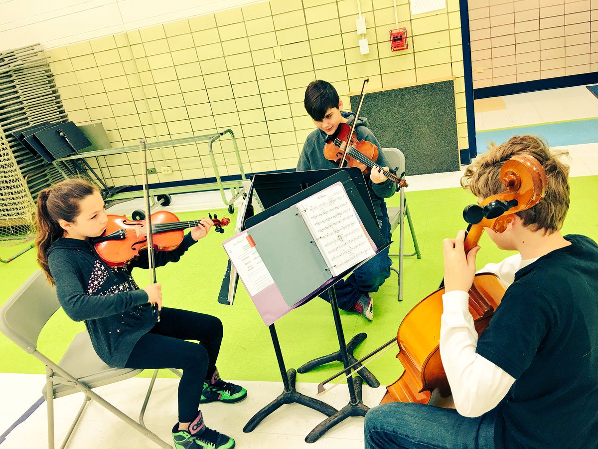 Chamber Ensembles this morning! #62CMS