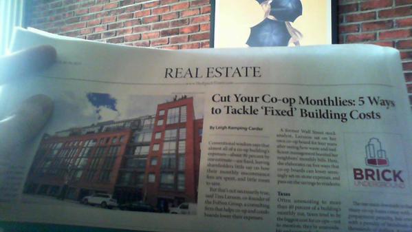 My 5 tips on how to cut #coop #condo fixed costs was published in @EpockTimes. Interview by <a href="/BrickU/">Brick Underground</a> <a href="/MartyMorua/">Marty Morua</a>