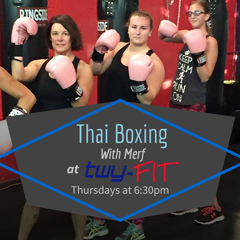 Thai Boxing with Merf is tonight at 6:30pm. If you can't make it tonight, there is also class on Saturdays at 9am