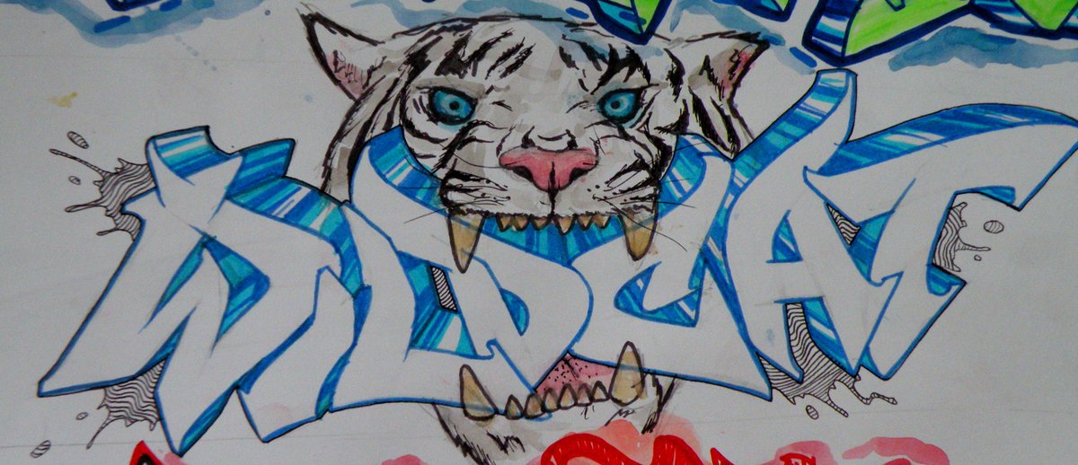 EmiTwo1's tweet image. @I_AM_WILDCAT Some graffiti fan art for you too :D