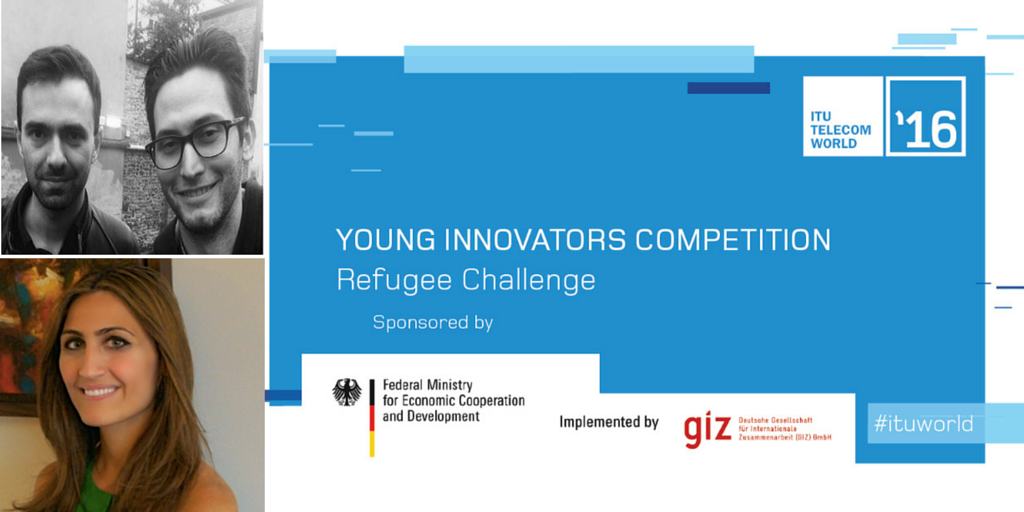 Congratulations to winners of the #ITUWORLD Refugee Challenge ow.ly/YteTs
TextAlert and Refugee Connect!