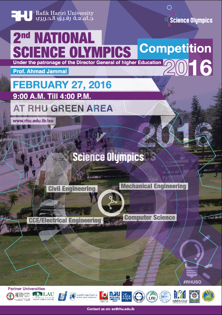 RHU_Lebanon's tweet photo. Good luck to participating university students in RHU 2nd National Science Olympics Competition #RHU #RHUSO #Lebanon https://t.co/Cj1CIXaFo2