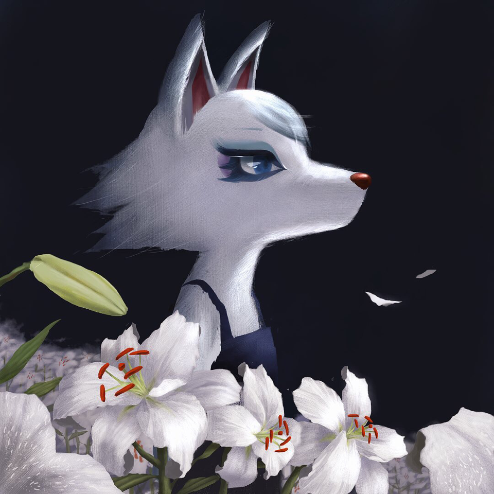 ビアンカとカサブランカ #animalcrossing #どうぶつの森 #どう森美術部