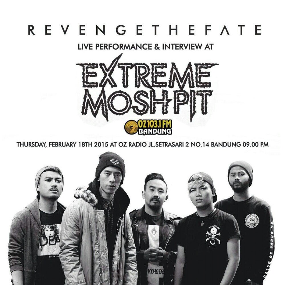 SEKARANG! <a href="/REVENGETHEFATE/">REVENGE THE FATE</a> live perform &amp; interview di <a href="/ExtremeMoshpit/">Extreme Moshpit</a> #BGMK