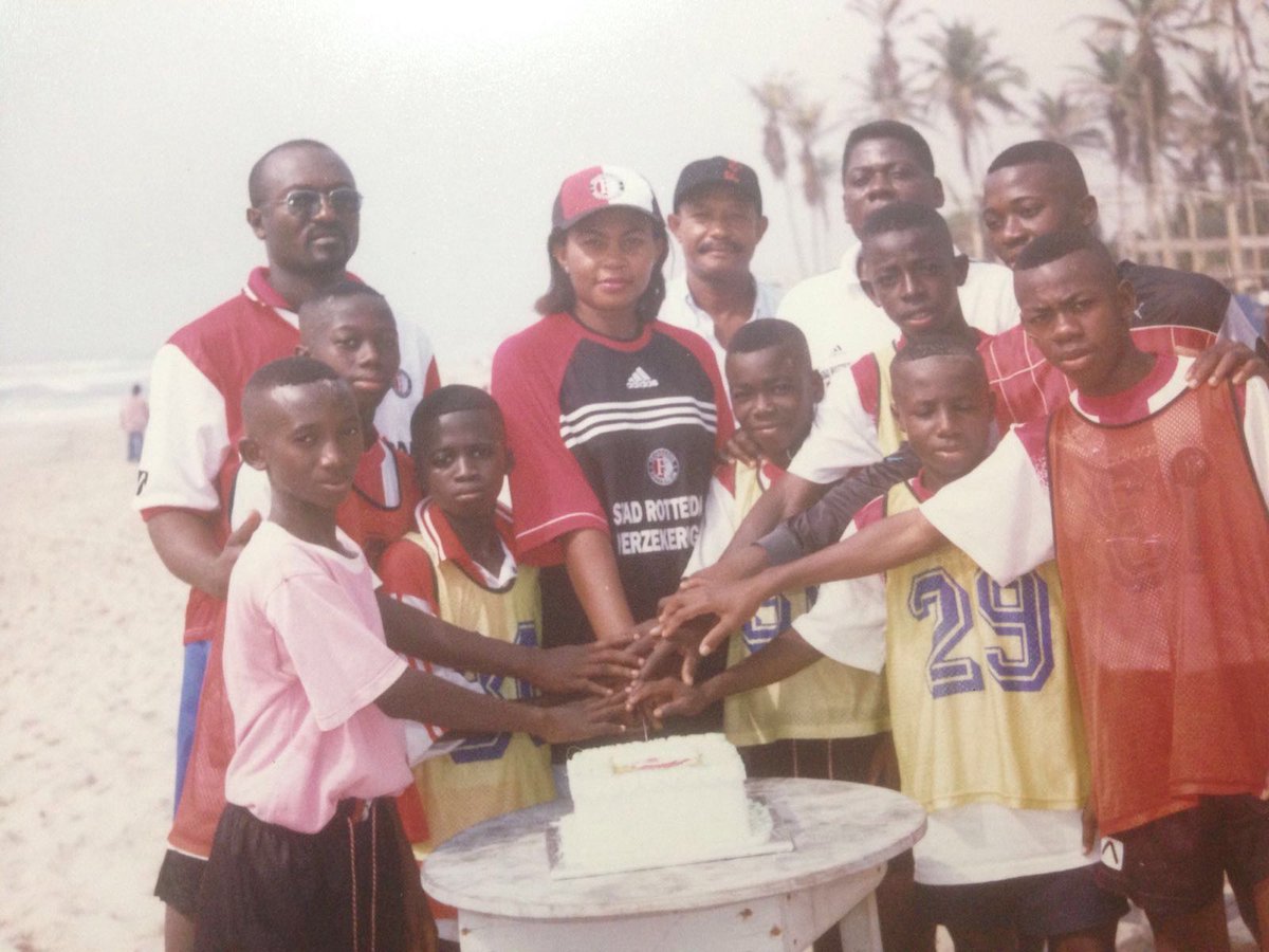 3SportsGh's tweet photo. See what we found on a trip to WAFA as part of our build up to the GhPL. Who is in this photo? #ThrowbackThursday https://t.co/v5Z0oPf5vi