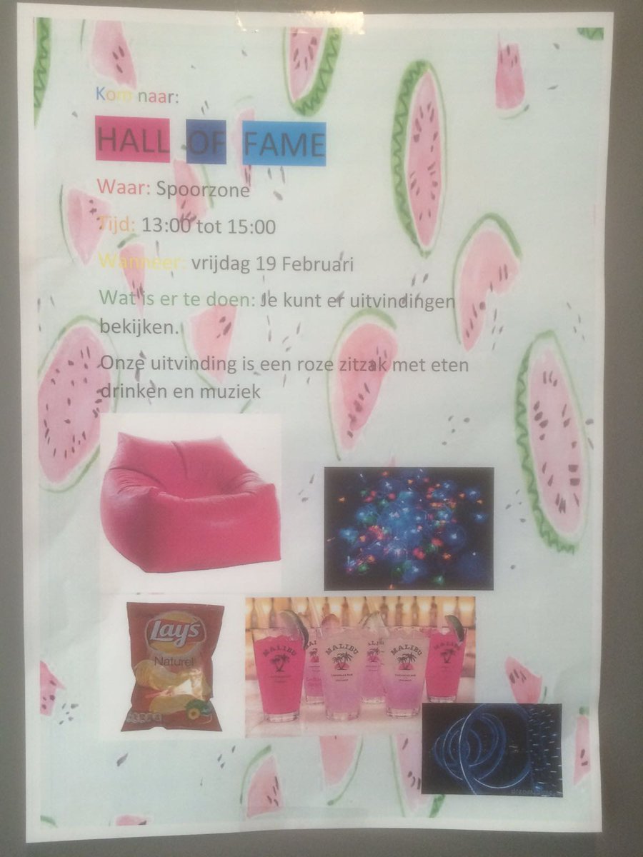 weirdweek2016's tweet photo. De leerlingen van Basisschool de Borne hebben ook posters gemaakt voor de expositie van morgen! #weirdweek2016 #HOF https://t.co/2pZR0PuZ0G