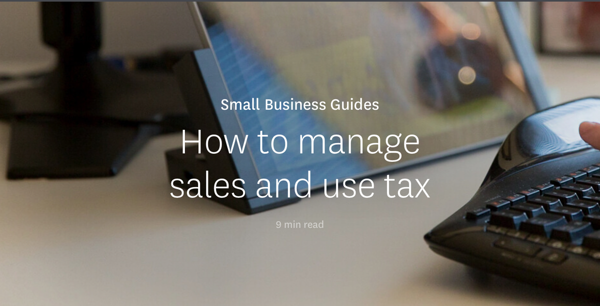 #SmallBiz Guide: How to manage sales &amp; use tax ow.ly/YsgaM