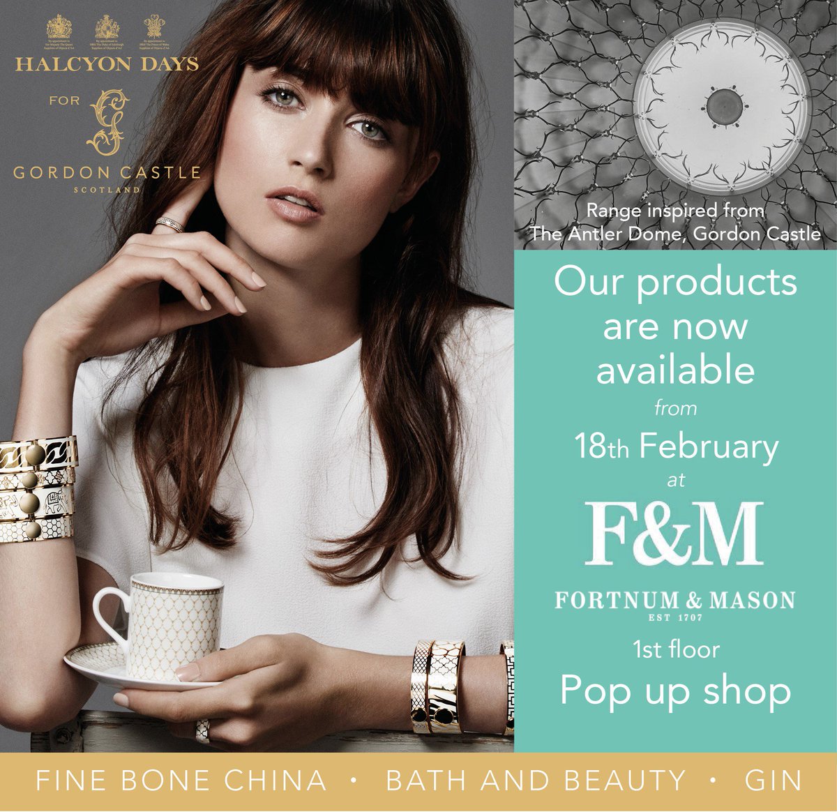 GCWalledGarden's tweet image. How exciting is this? @Fortnums @HalcyonDaysUK #POPUP #provence